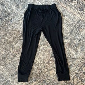 Quince Black Modal Jersey Lounge Jogger (S)